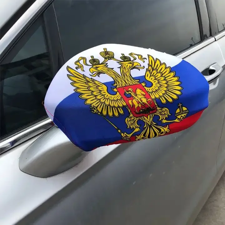 Car Wing Mirror Cover Flag For Cars, Advertising Car Miroor Flag
