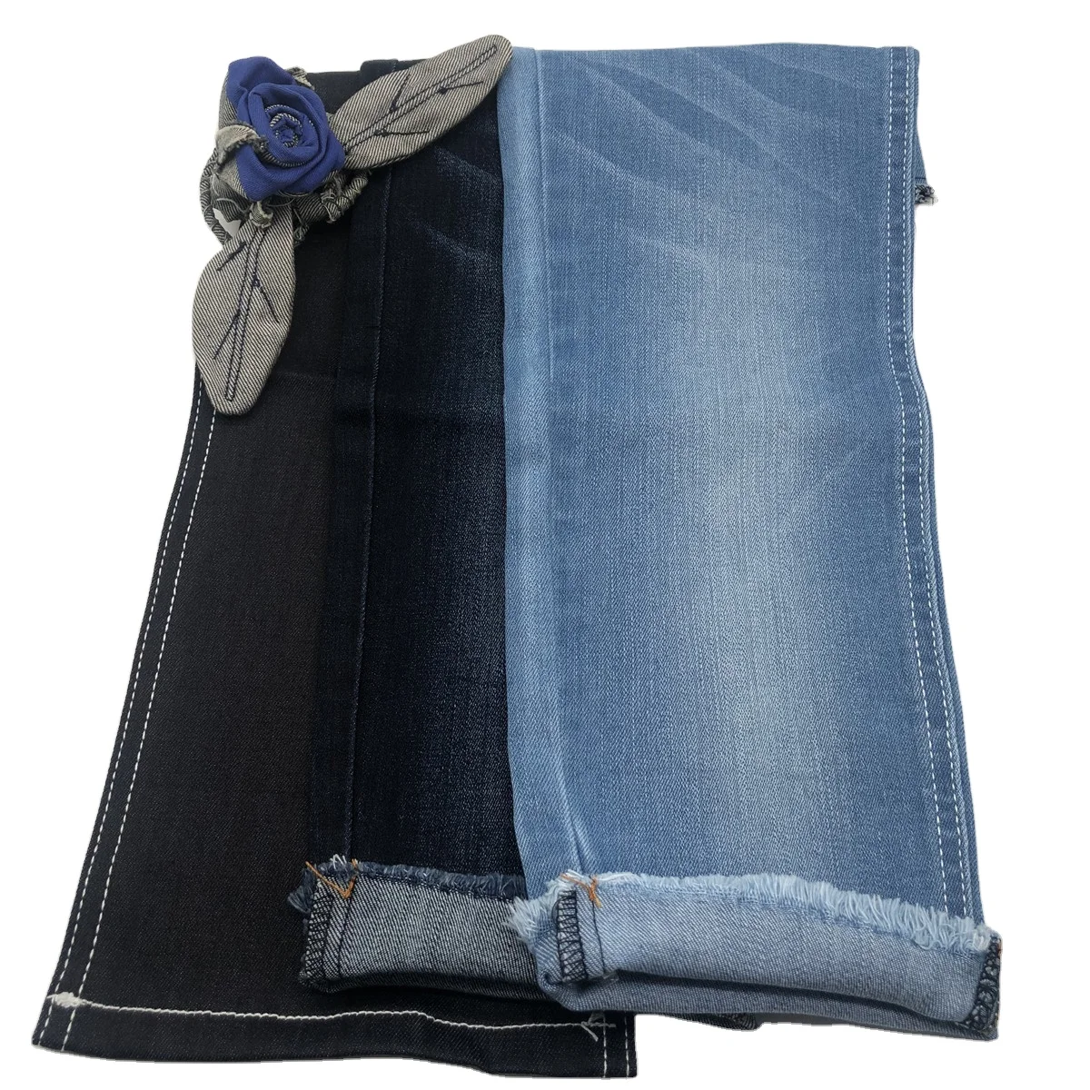 9,75 унции, темно-синий цвет, хлопок, полиэстер, спандекс, джинсовая ткань в наличии