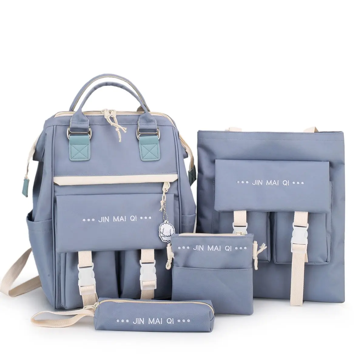 Hot Sale Fashion 4 Pcs Set Backpack Girls Travel Backpack Book For Student School Bags