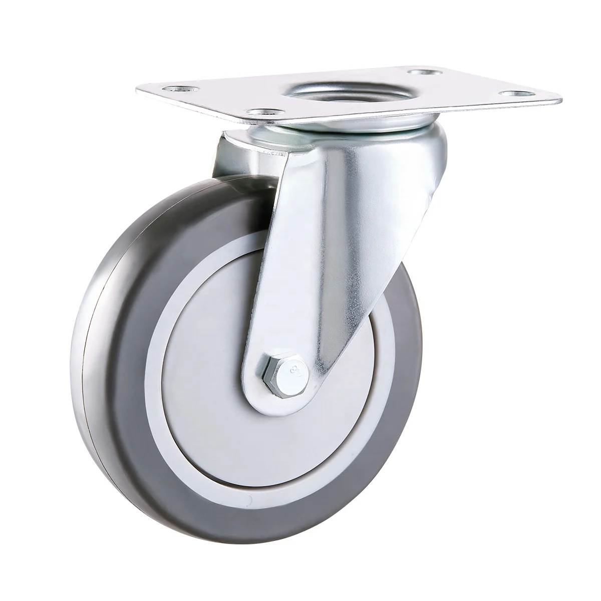 5 inch rubber swivel dolly wheel swivel Platform Trolley Cart caster wheel