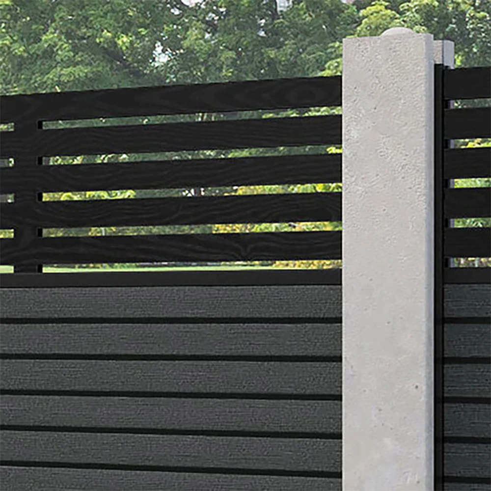 Decorative Collapsible Board Garden Gate 20*90 Outdoor Wood Garden Wall Panel Wpc Semi Board Fence