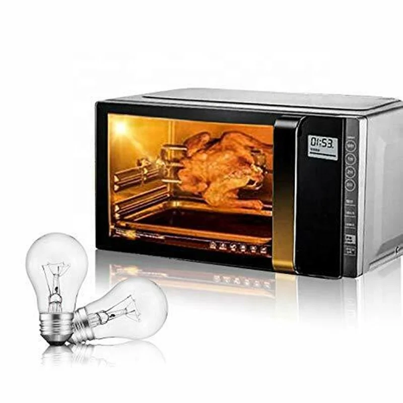 A15 Incandescent Light Bulb, 120V Appliance Bulb with E26 Medium Base, 40W High temperature resistant bulb for Oven & Microwave