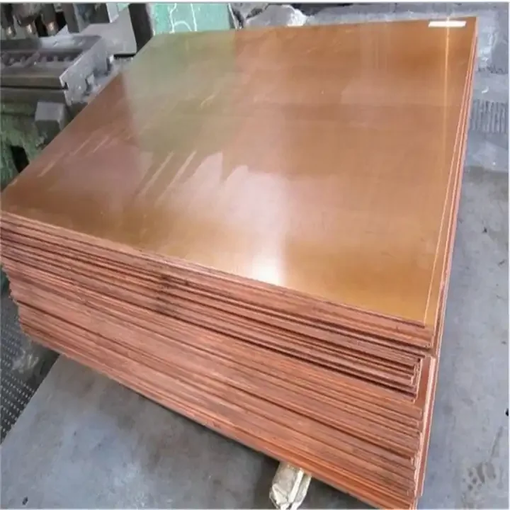 ASTM Customized H62 H65 H68 H70 H80 H90 Tp1 Tp2 Tu1 Cold/Hot Rolled Red Copper Alloy/Brass/High Purity Electrolytic Copper Plate