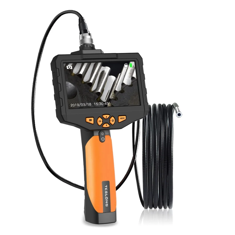 Auto Tools 5 inch screen 2.0 Mega Pixel 3.9mm Camera 3 Meter Probe pipe Borescope Endoscope Inspection Camera