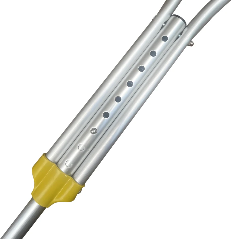 Aluminum Alloy Crutches Walking Crutch Adjustable Underarm Axillary Crutches