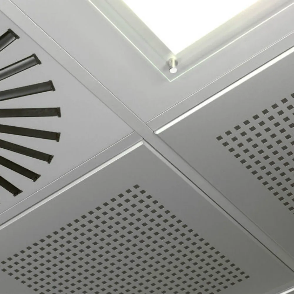 Modern canada style interior decoration Metal false ceiling stainless steel mirror ceiling