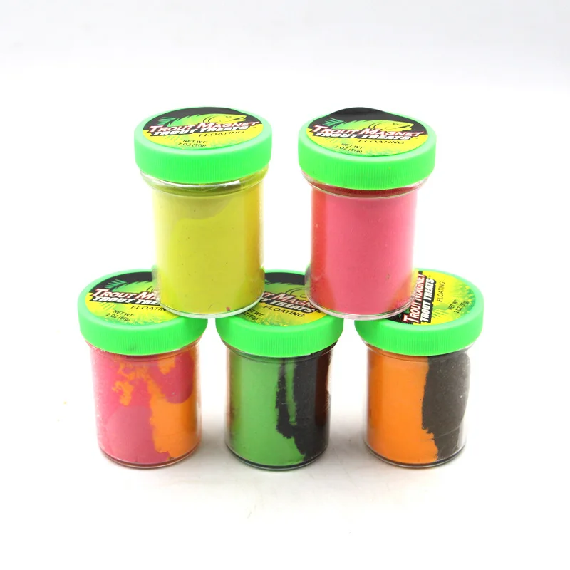 52g Garlic Flavor Powerbait Floating Fish Salmon Trout Fishy Smell Plastic Soft Bait lure Fishing Attractants Scents