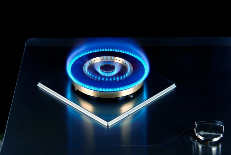 Уличная плита из нержавеющей стали с двойной горелкой и автоматическим зажиганием