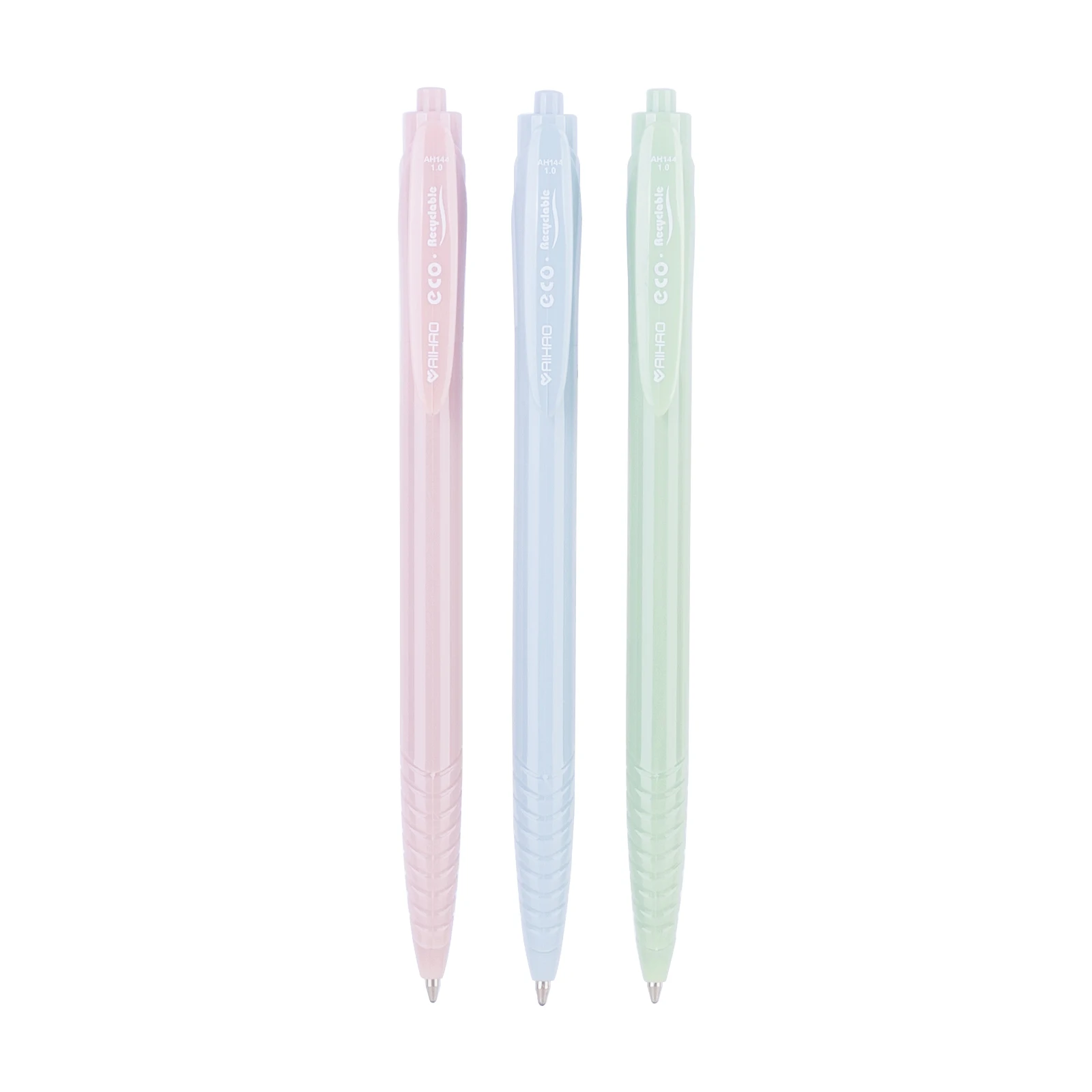 Aihao New Design Manufacturer Plastic Promotional Business Gifts Blue Ink Ballpoint Pen