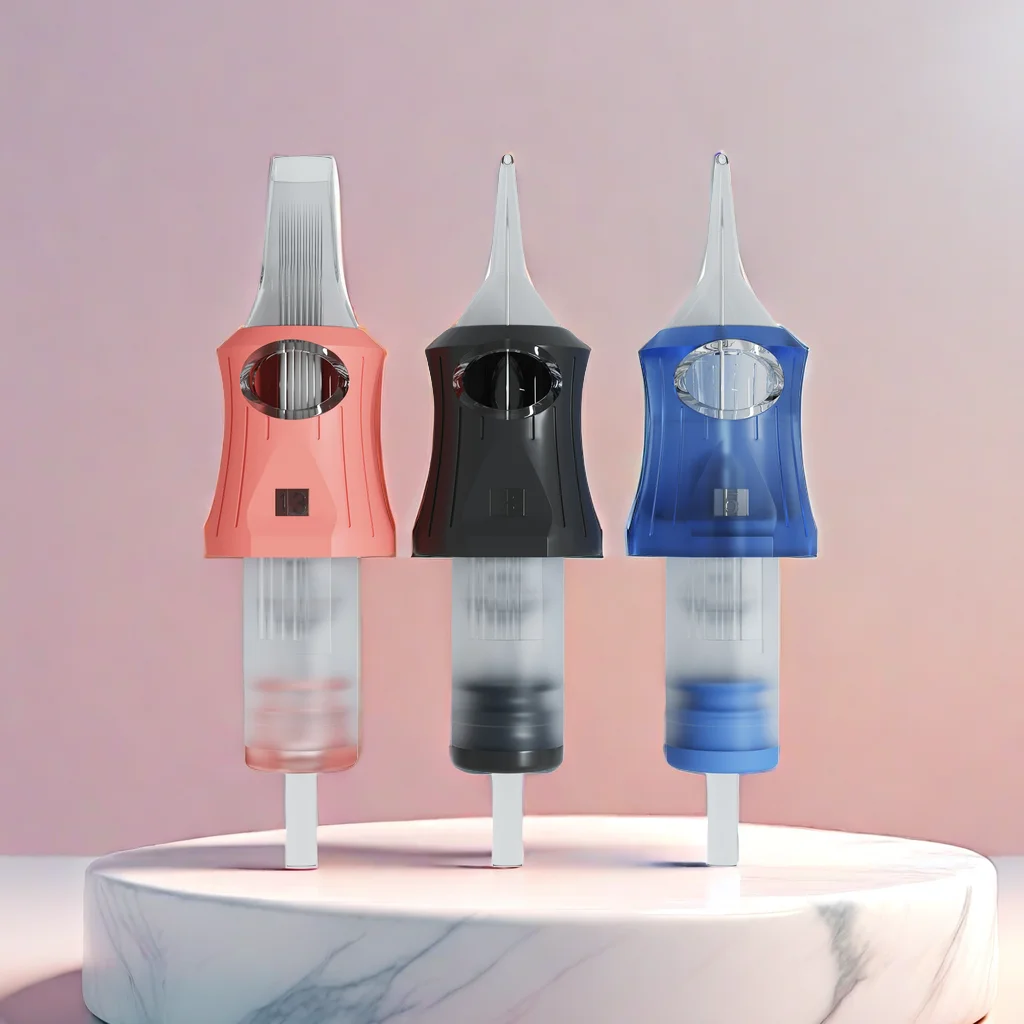 2024 Hot Selling OEM Tattoo Cartridge Needle Membrane Sealed RL RS RM M1 Tattoo Cartridge Needle Sterilized/