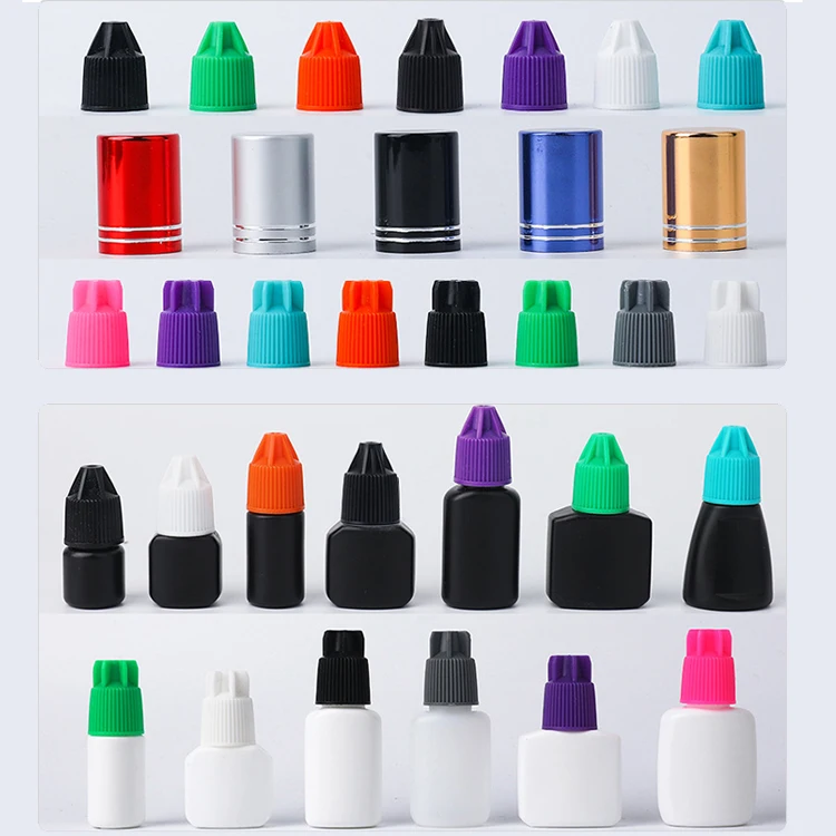Eyelash Extension Glue Custom Bottle Manufacture No Tears Formula Super Fast Eye Lash Extension Glue