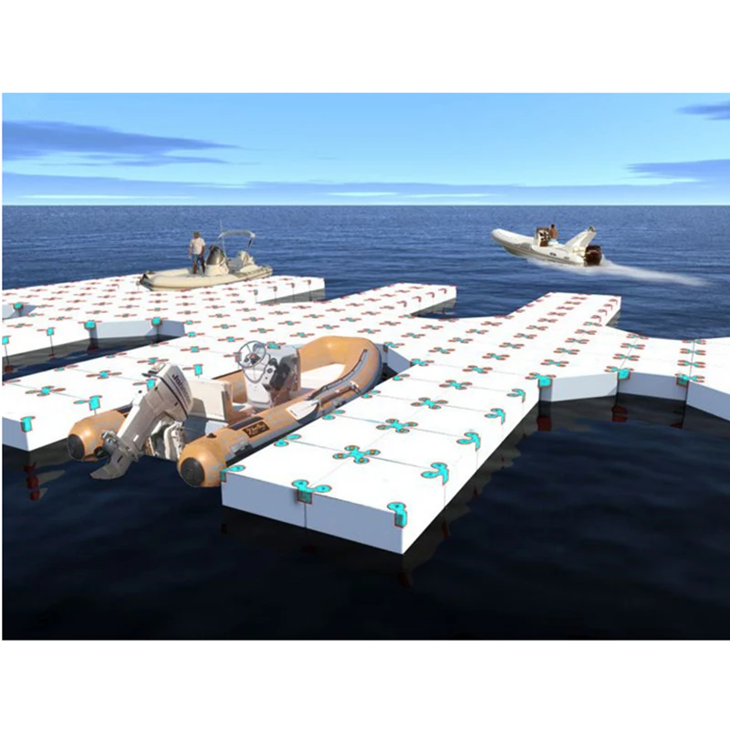 New Modular Floating gangway pontoon combo floating playing platform for outdoor sea