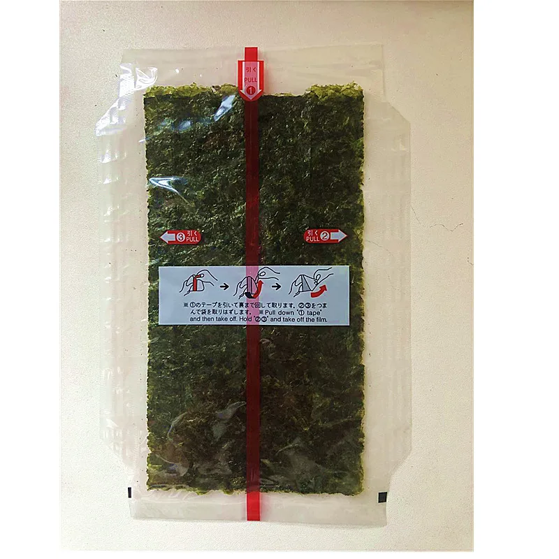 Сертифицированная Халяль HACCP обжаренная упаковка onigiri nori для использования в машине Fujiseiki