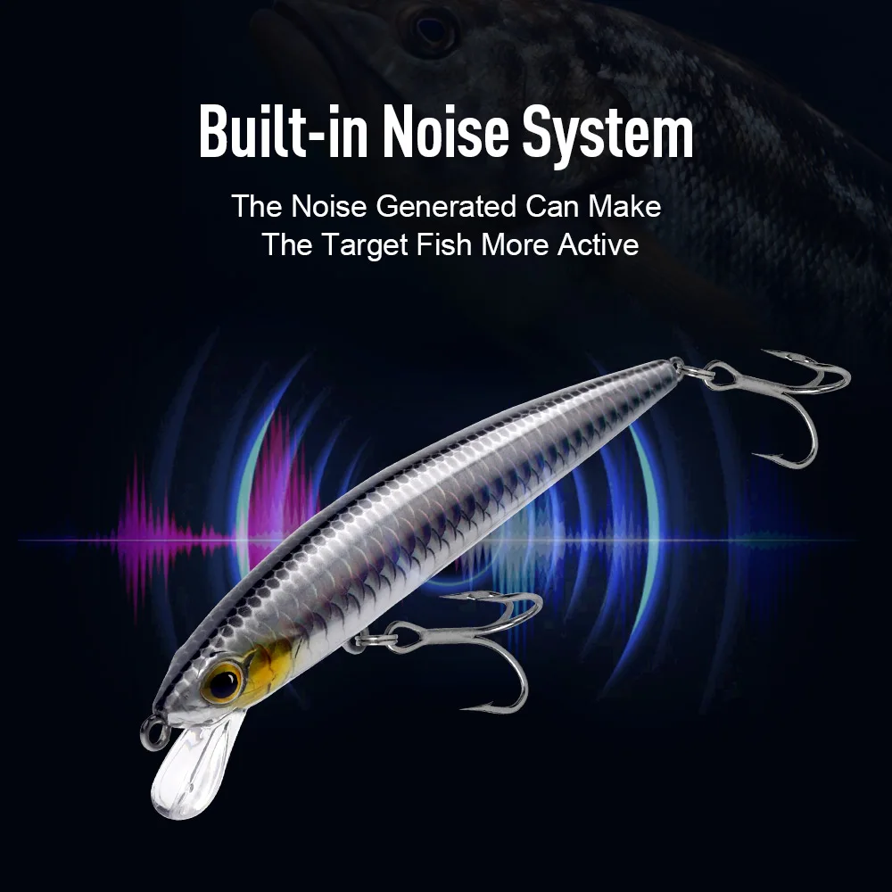 Suspended 6.5G 9G 14G Min Fish Bait Wobble Crank Artificial Bait for Bass Pike Zander for Stream Fishing Bream Target Species