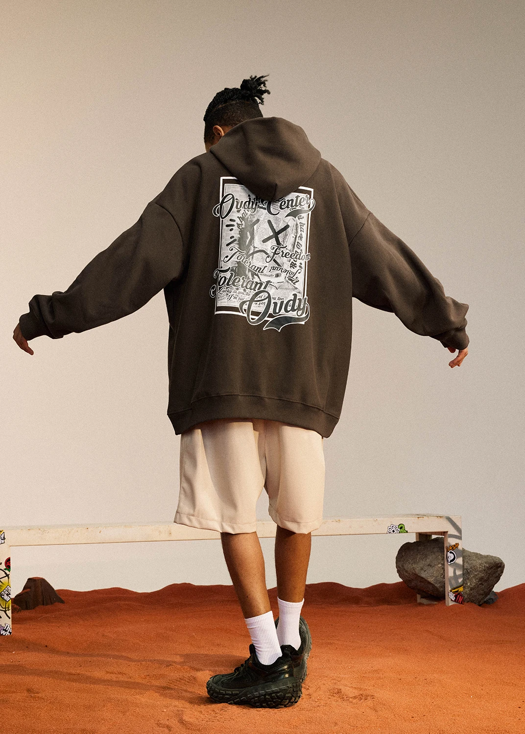 Customized High Quality Oversized Puff Printing Hoodie 3d Puff Hoodie Vintage Washed Foam Printing Custom Hoodies