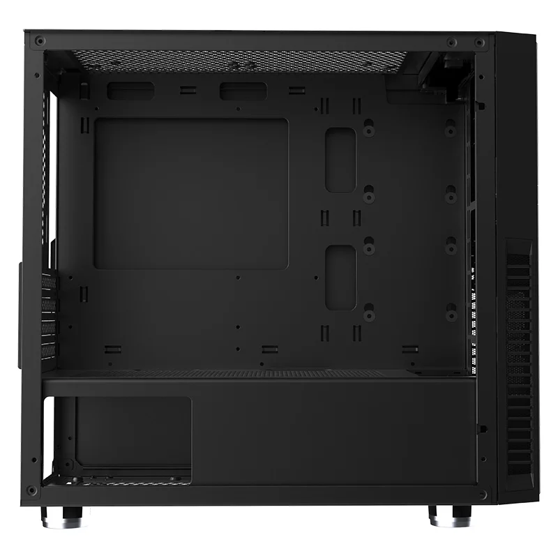 SAMA elegant micro atx case power supply pc case computer tempered glass computer case