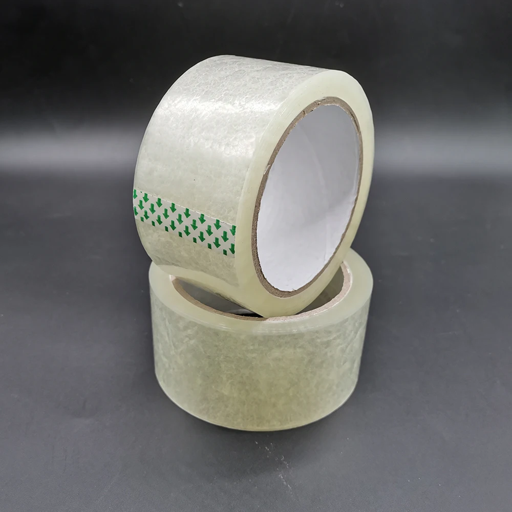 Clear Box Sealing Jumbo Roll Adhesive Tape Bopp Packing Tape For Heavy Duty Shipping Moving
