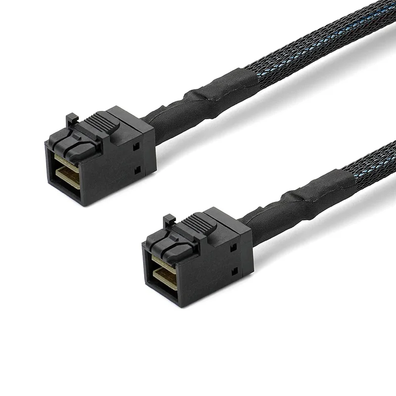 SFF-8654 SlimSAS 74pin cable slim sas 8i 74pin cable sff8654 to sff8643 Straight Cable 0.5m for computer