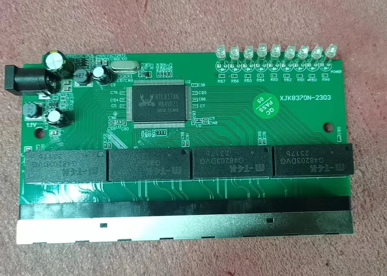 Hot Sale Backplane Bandwidth 10G 8 Port 10/100/1000M RJ45 Unmanaged Ethernet Switch