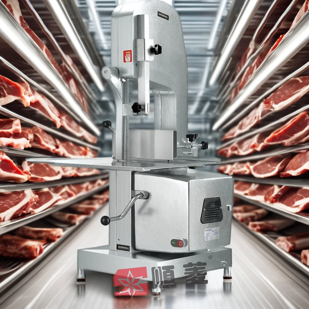 Commercial Electric Meat Cutter Machine for Pork Cow Beef Frozen Steaks Bones New Condition for Restaurants Home Use Food Shops