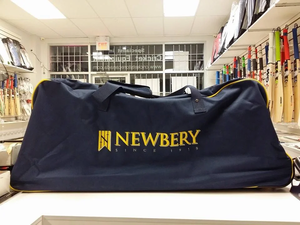 Cricket Team Bag with Wheel & Trolly | Heavy Duty Mat Material | With Name & Number |