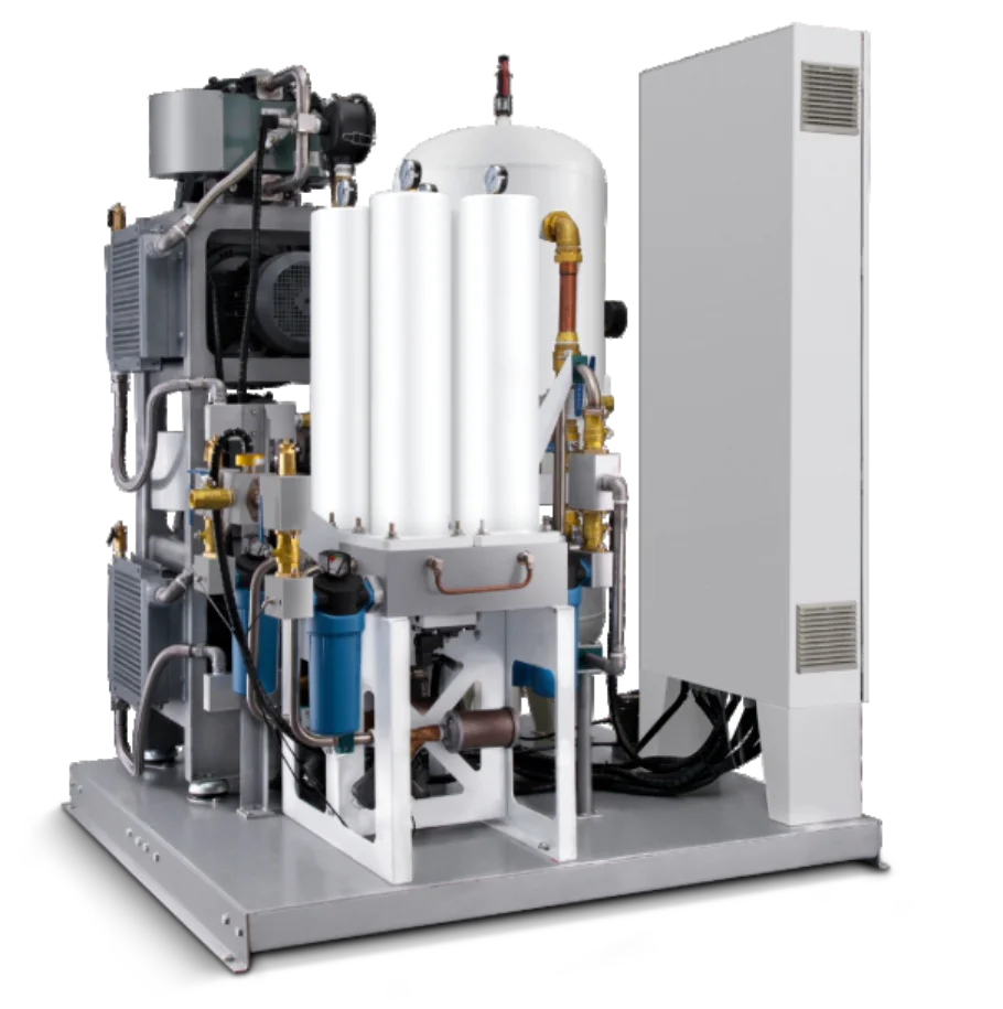 Customized oil free medical scroll air plant system