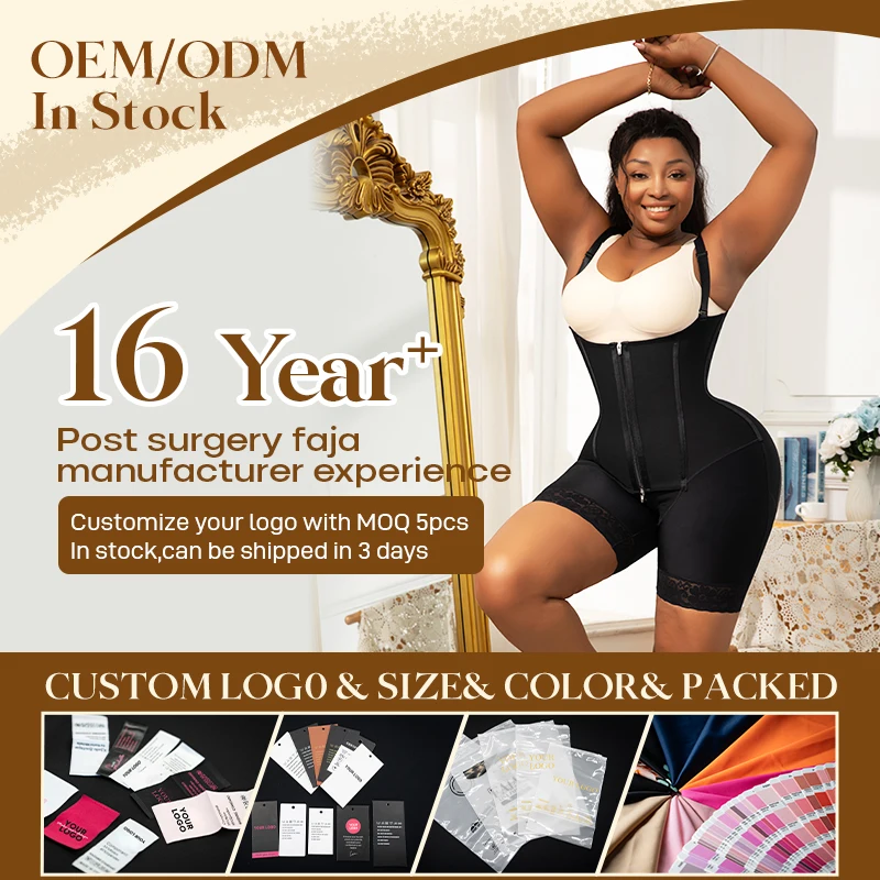 Colombianas Post After Surgery Bbl Stage 2 Butt Lifter Faha Body Shaper Para Mujer Slimming Shapewear Hip Dip Shapewear