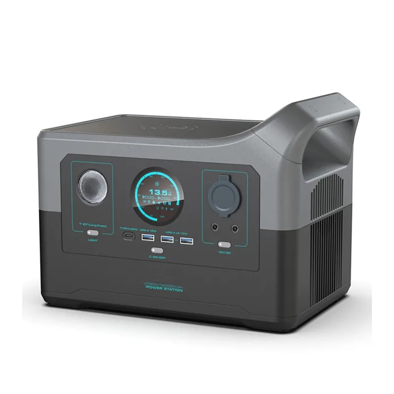 Fast Charging 0-80% Within 1 Hour  Outdoor Portable Power Station Solar Battery For Panel Solar Home Use