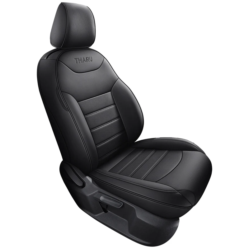 Sports Style  PU Leather Car Seat Covers Full Set Protector for VW Tharu