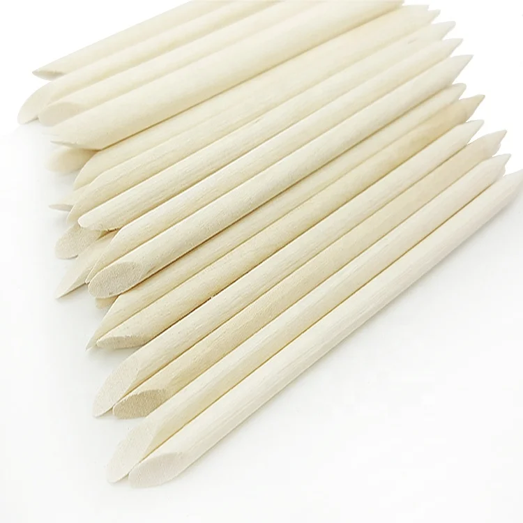 Double Headed Orange Wood Stick 7.5cm 10.5cm 15cm 17cm Dead Skin Pusher Remover Nail Clean Manicure Sticks Nail Cuticle Pusher