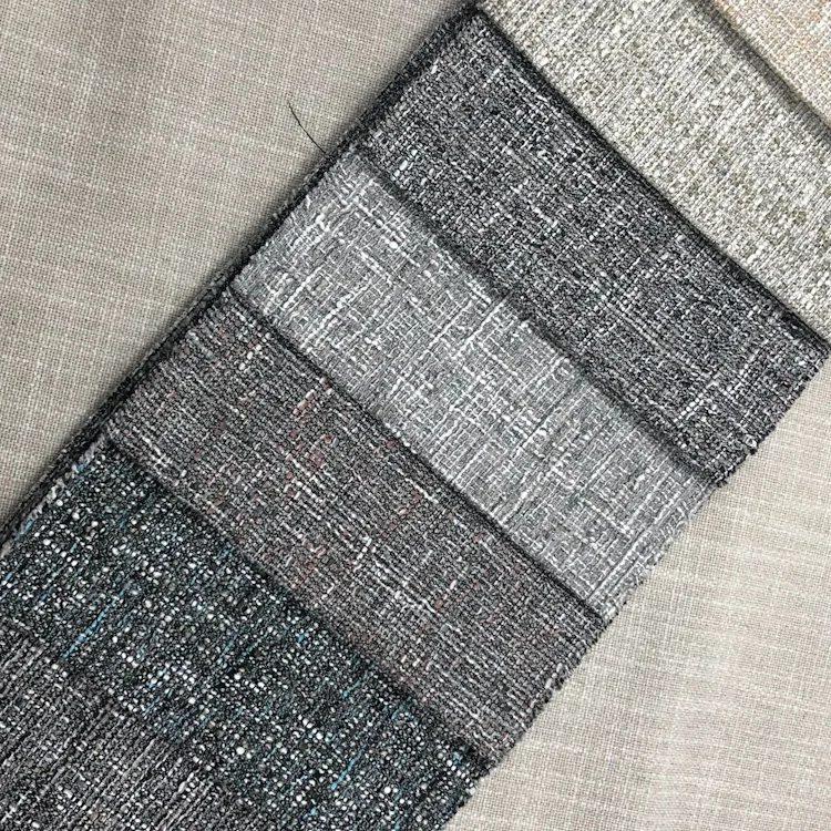 Printed dobby herringone chenille antibacterial water repellent polyester fabric for home furniture