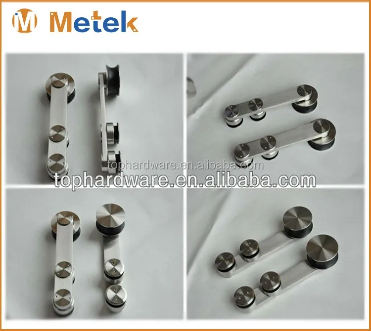 Прямая поставка с фабрики оптовая продажа Дешевая современная бескаркасная белая алюминиевая стеклянная подвесная рейка для коммерческого дома раздвижные двери сарая