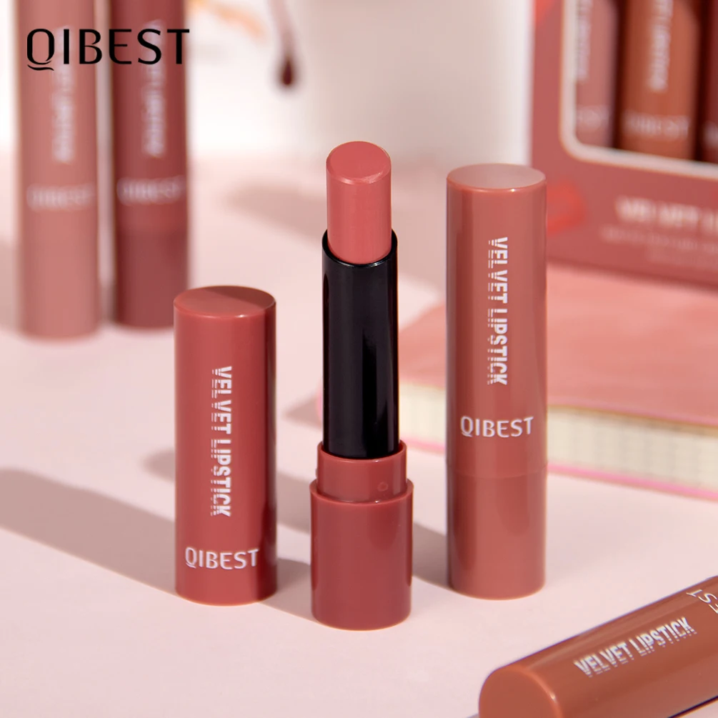 10 Colors of Velvet Matte Lipstick Set Long Lasting & Waterproof Smooth Non-Stick Cup Nude Color Lip Makeup Gift Set for Girls