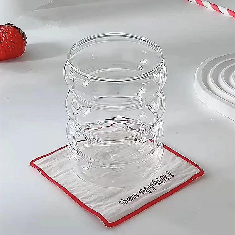 Pyrex Милая гусеница боросиликатное стекло для завтрака прямой питьевой воды применимый отличный выпускной
