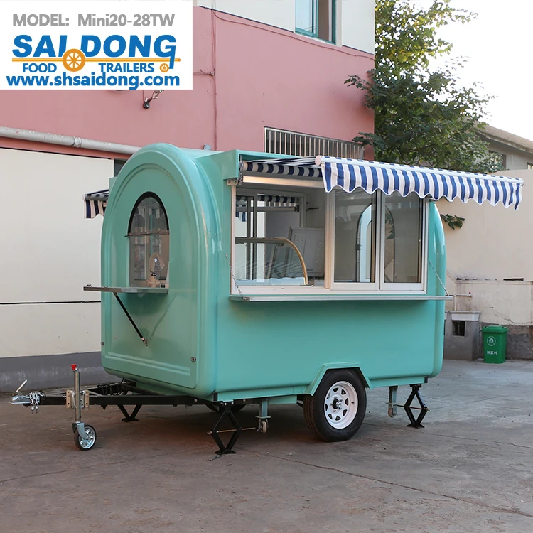 Mini20-28TW Mobile food carts trailer for sale food truck outdoor food kiosk