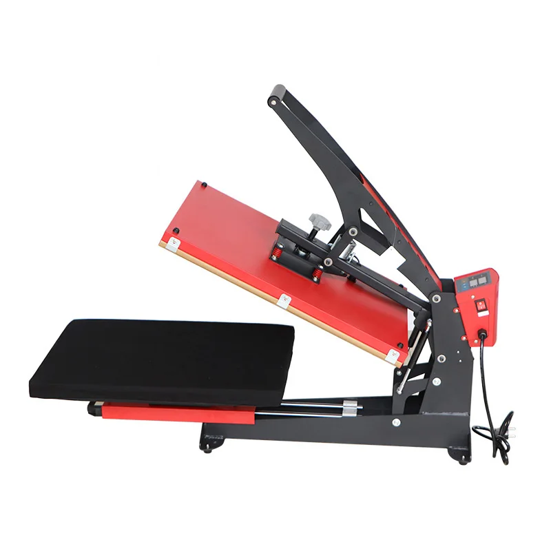 TI4060ZC Semi-Automatic Sublimation T-Shirt Printing Machine Heat Transfer Cap Mug Plate Garment Hydraulic Driven Used Condition