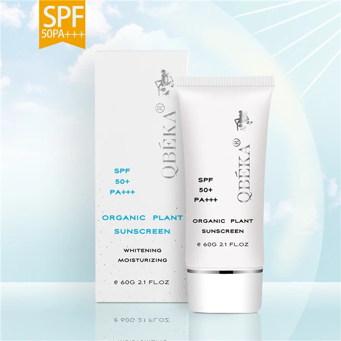 Wholesale SPF 50 Organic Sunscreen,Sunscreen Protector Solar, Organic Sunblock Cream Product for Face and Body
