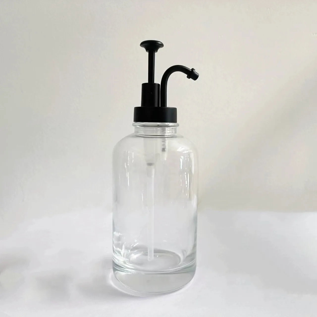 2023 top sale Maple Coffee Syrup Glass Bottle 16 Oz 500 Ml Coffee Syrup Dispenser For Coffee Bar With Pump Dispenser