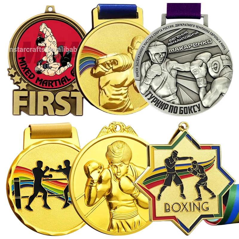 Customized 2024 poomsae taekwondo  boxing powerlifting weightlifting bodybuilding medal for women