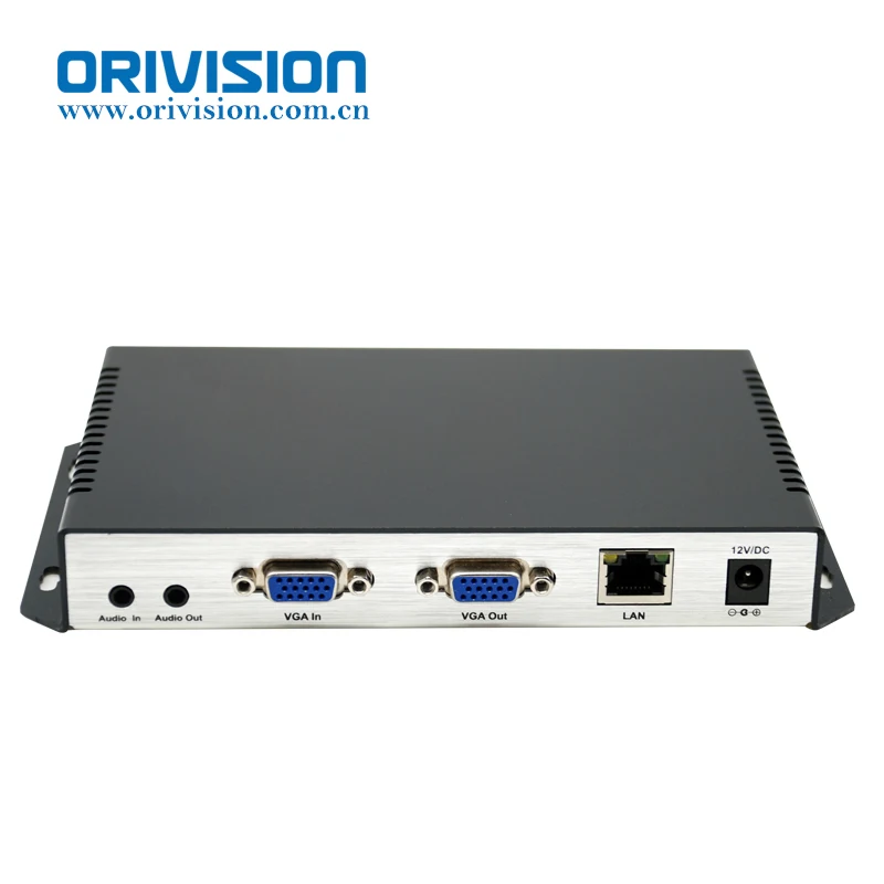 H265 H264 HD VGA to IP Encoder Support 1080P60Hz/Video/Audio loop VGA IPTV Video Encoder