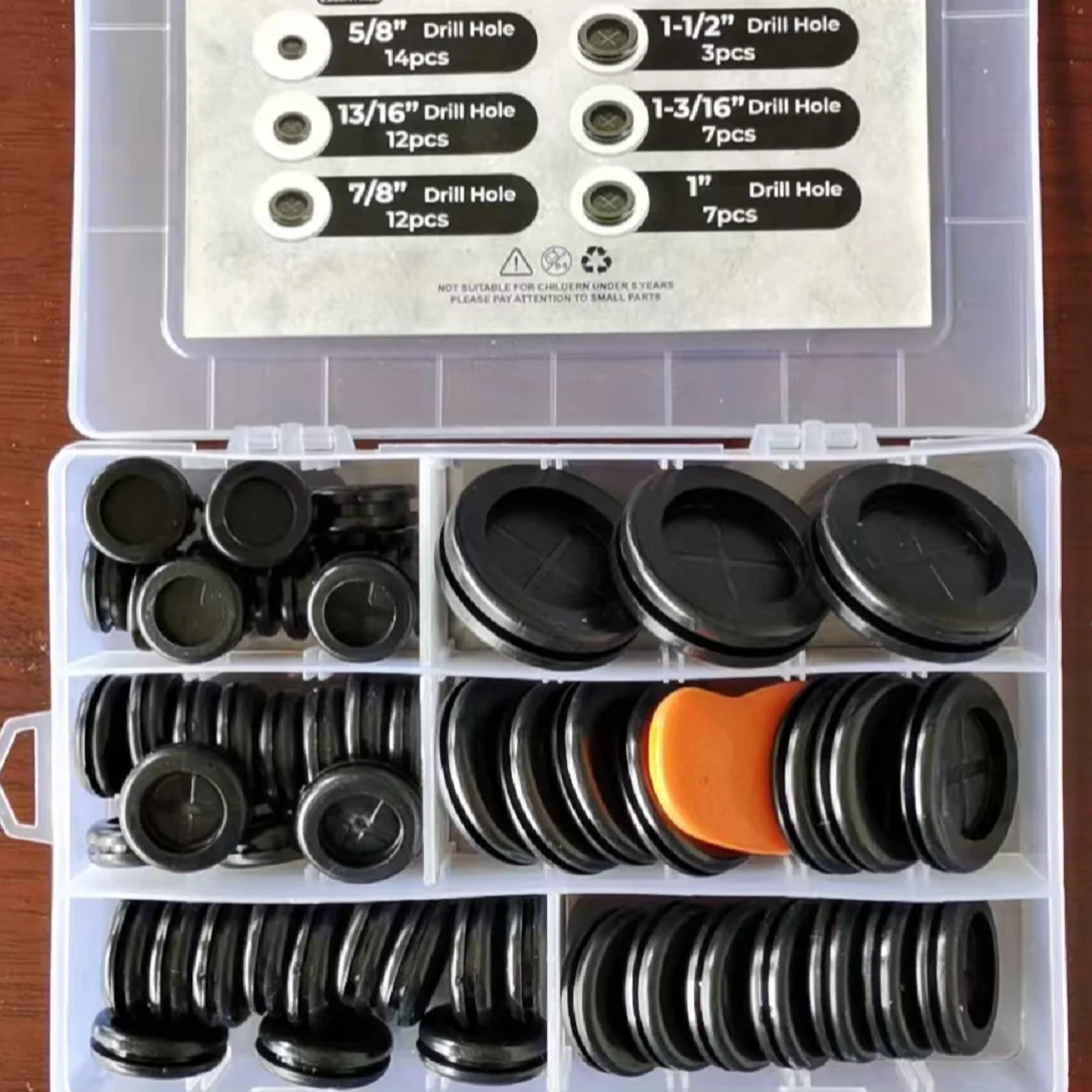 Factory Price rubber grommet double side synthetic rubber plug for amazon sale