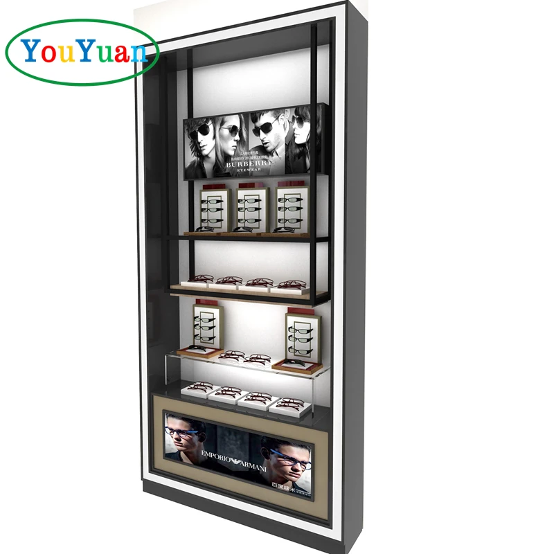 Optical showcase display cabinets sunglasses display case salon front desk with showcase optical shop counters
