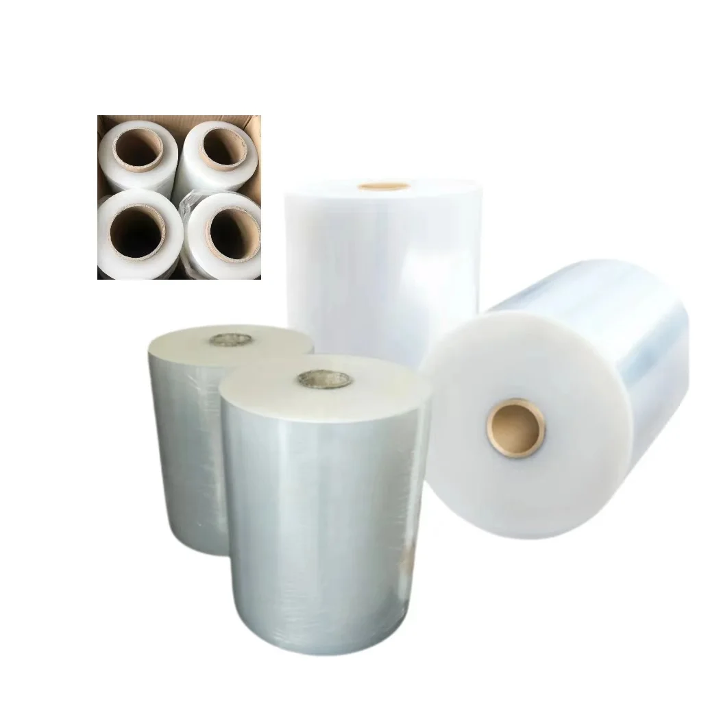 Pangda Custom Pe Film Stretch Pallet Wrapping Stretch Wrap Film Hand Stretch Wrap Jumbo Roll Film