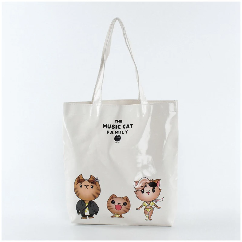 Chiterion Handled Thermal PVC Capacity Casual Tote Shopping Fashion Grocery Shopper Fresh Design Handbags Simple Lady Handbag