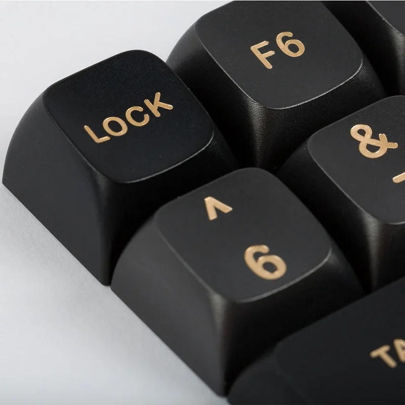 GATERON year of Tiger 115 keys Customized Height Premium Double Anodized Aluminum CNC  Ergonomic Mechanical Keyboard Keycaps