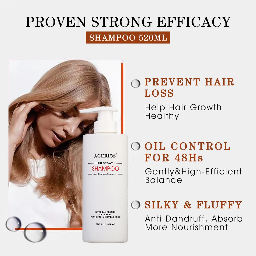 Anti Hair Loss Anti Off Organic Natural Herbal Ginger growth Hair Shampoo And Conditioner