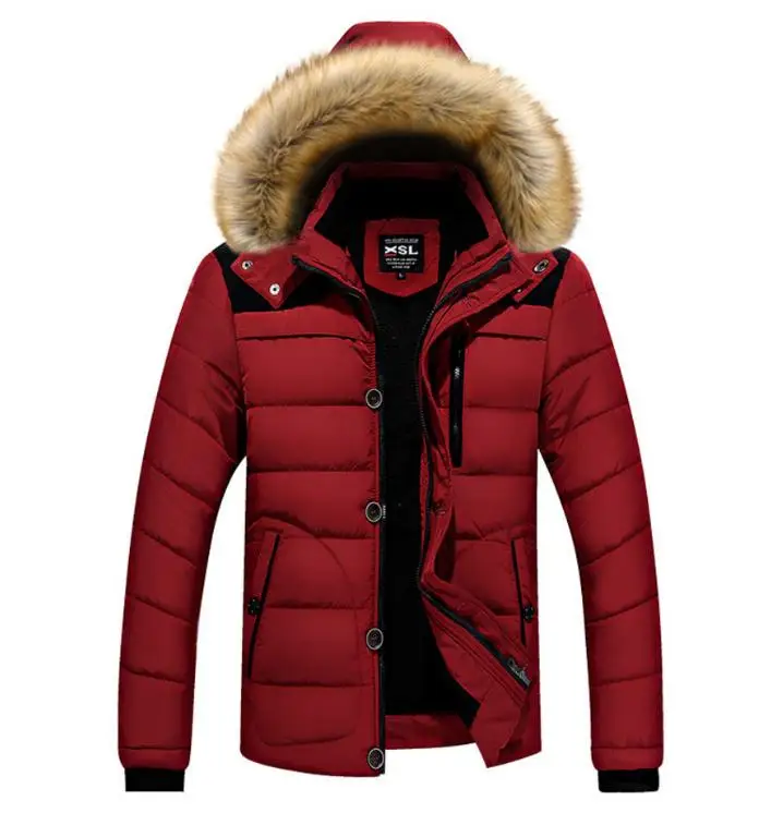 OEM High Quality Zipper Winter Coat Thick warm men winter Jacket