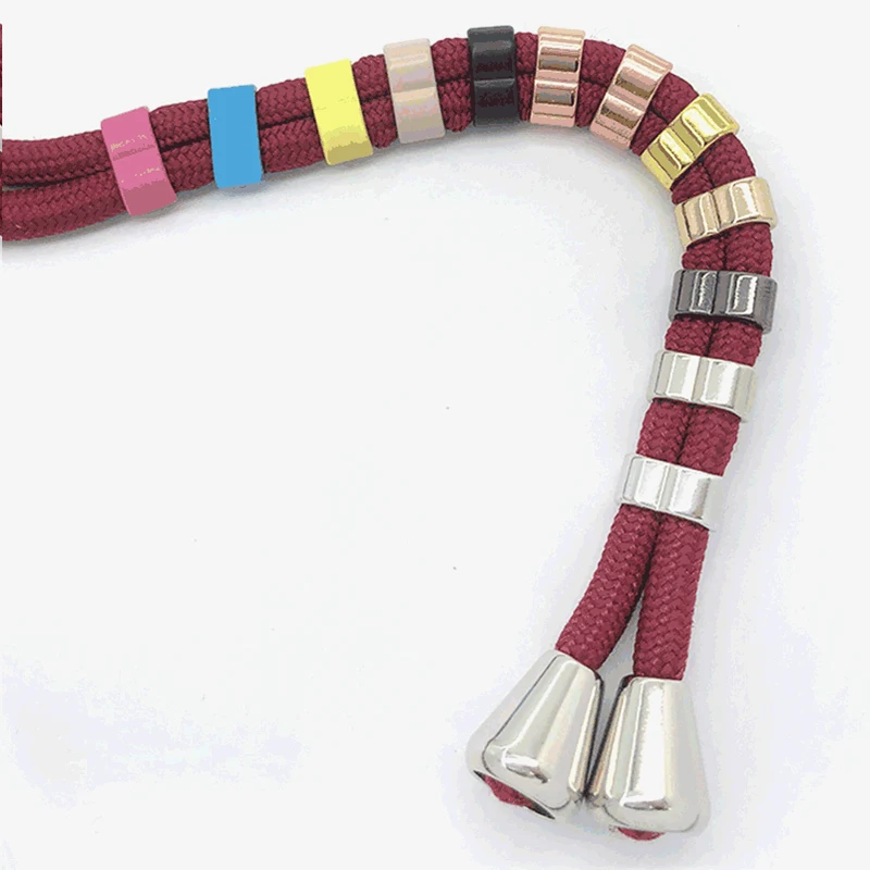 5mm-6mm  hot-selling style metal cord lock stopper cord lock for hanging rope adjustment accessories