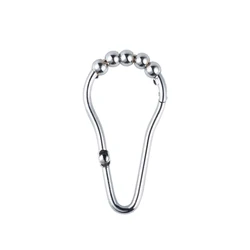 Shower Curtain Gliding Roller Rings Hooks Wholesale Shower Accessory Large Oversized Curtain Rings
