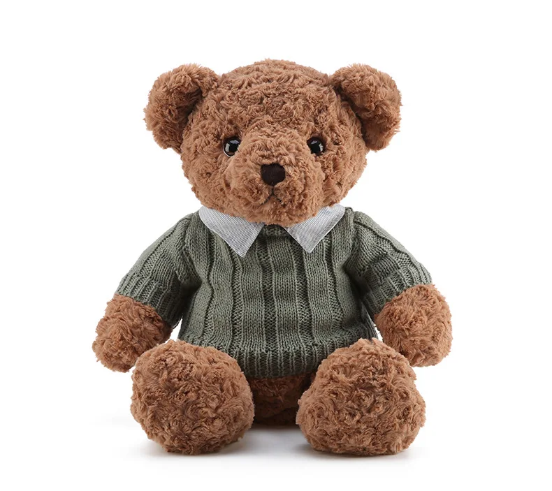 Free Sample / Origin Plush toy Manufacture Custom Teddy Bear with Different Colors T-shirt/hot selling plush bear toy